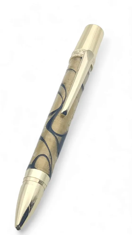 עט בושם לנשים בעבודת יד  – שניים באחד ציפוי זהב ועיצוב יוקרתי