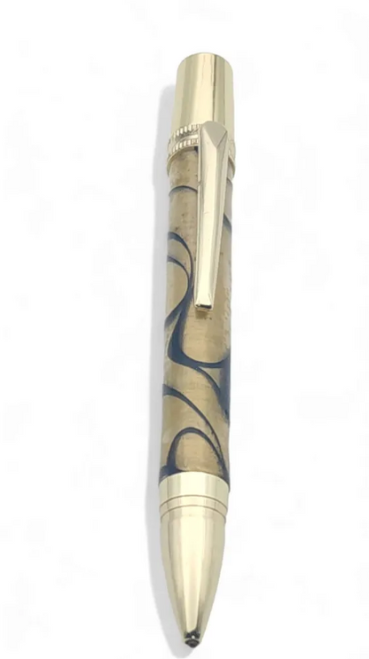 עט בושם לנשים בעבודת יד  – שניים באחד ציפוי זהב ועיצוב יוקרתי