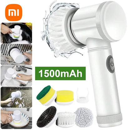 מברשת ניקוי חשמלית 5 ב-1 של Xiaomi – עוצמה וסיבוב לניקוי עמוק!