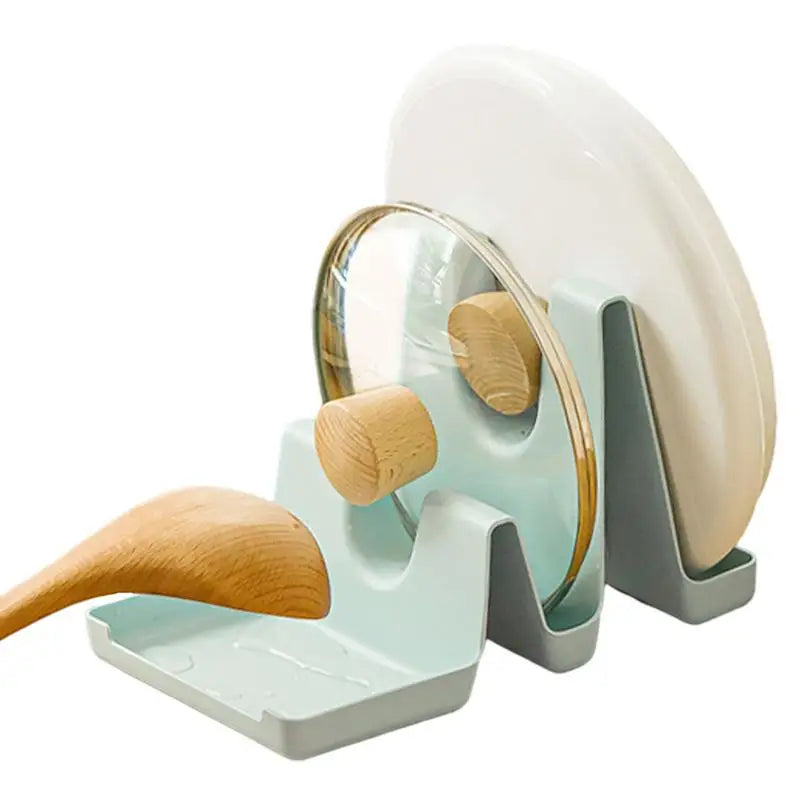 מעמד רב-תכליתי למכסים, כפות וסכום – חוסך מקום ושומר על מטבח מסודר!