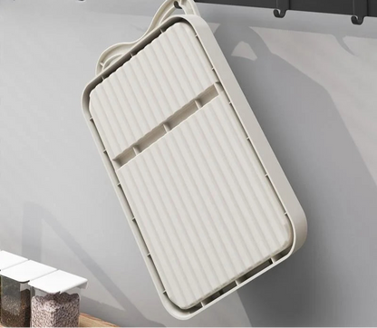 מתקן רב-שימושי למכסים וכפות – נוחות מקסימלית בזמן הבישול!